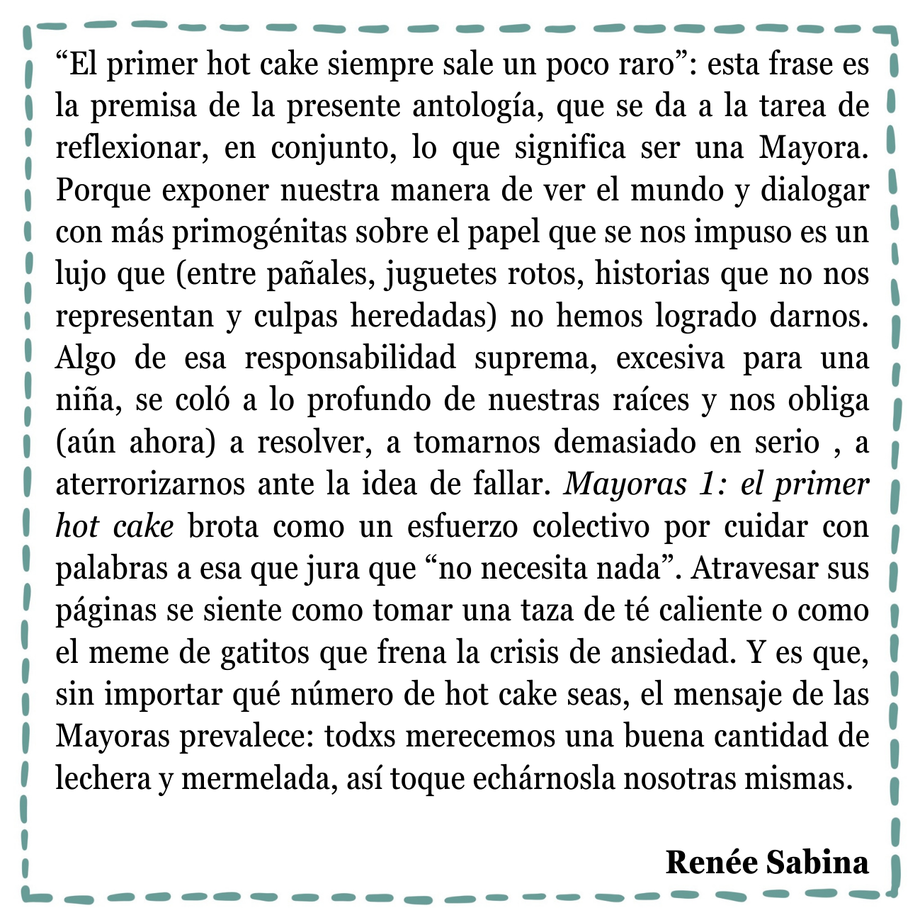 Mayoras 1: el primer hot cake (pdf)