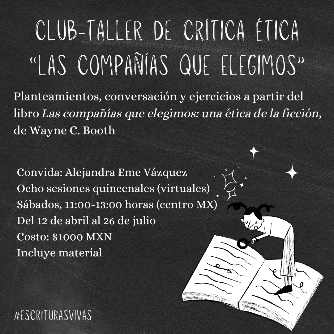 Club-taller de crítica ética "Las compañías que elegimos" abril-julio 2025 (quincenal)